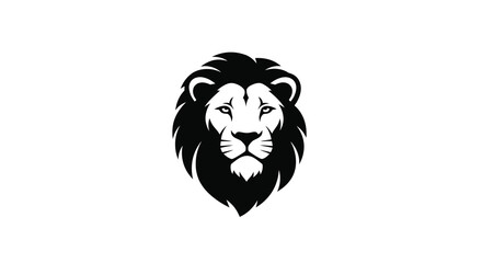 Lion head silhouette on transparent background high quality © MDFaruk
