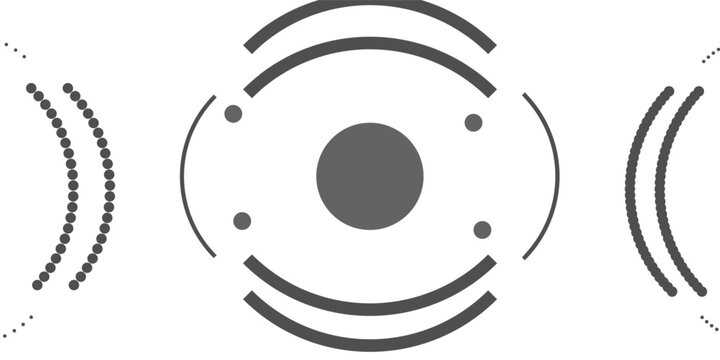 abstract minimalisist Photonics сolor line icon,black creative white set dynamic pixel geometric elegant opacity