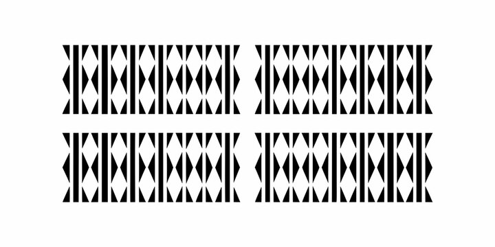 Linear Barcode Pattern On White Background Standard Code Representation
