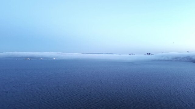 Sea Bridge In The Mist