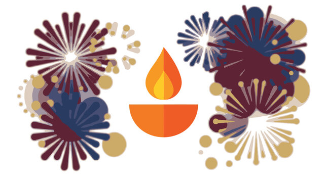 Diwali Festival Of Lights Symbol.