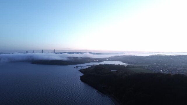 Sea Bridge In The Mist