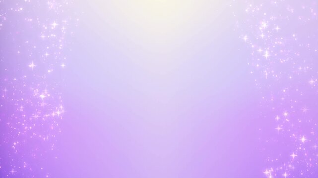 両端にきらめく粒子がゆっくり舞い上がる紫の抽象ループ背景動画 / Glittering Purple Particles Slowly Floating Up on Both Sides Loop Background
