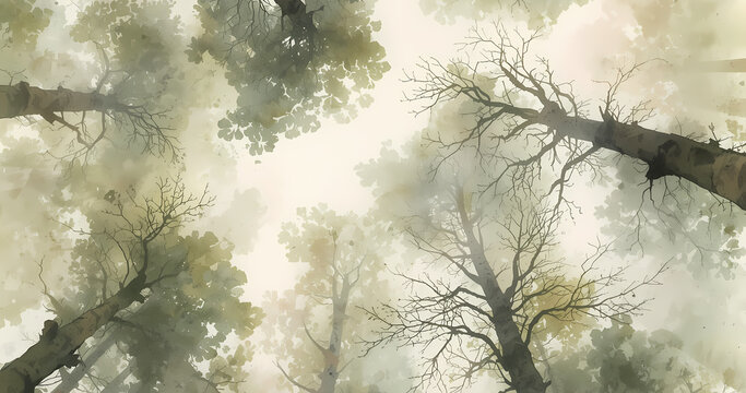 forest canopy godrays