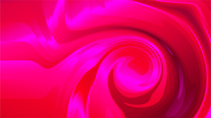 Obraz premium Abstract pink and magenta liquid swirl abstract background | Modern dynamic wavy fluid gradient texture with metallic sheen