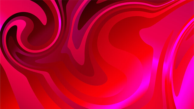 Abstract red and magenta liquid marble background with dynamic fluid swirls | Vibrant pink and crimson gradient fluid art texture for luxury backdrop.