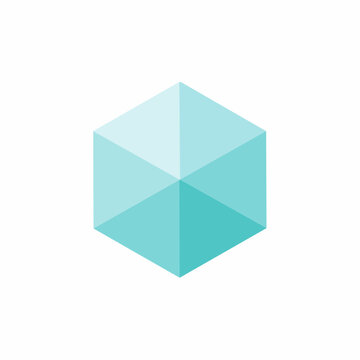 Abstract Geometric Hexagonal Prism