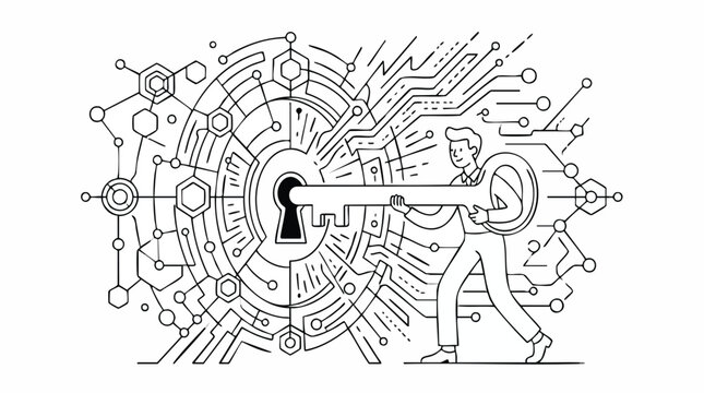 Strategic professional unlocking complex digital solutions and business growth through innovative technical security