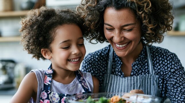Cooking together a joyful family moment in the kitchen lifestyle