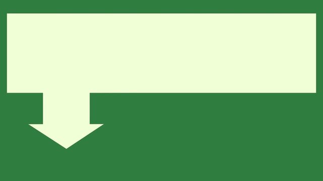 green screen speech bubble sign arrow pointing up square border animated chromakey emotion figure style layers cartoonish elements illustration