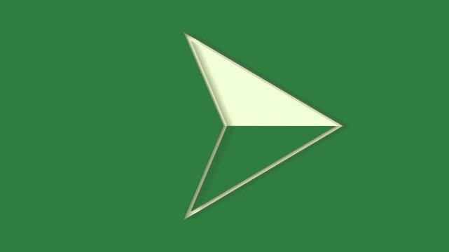 green screen triangle arrow letter x animated chromakey expression backgrounds scene motion emotion composition creative style