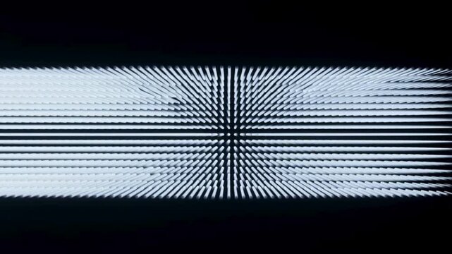 余白に文字やロゴを自由に配置して動画を構成できる実用的な白ラインのグラフィック背景素材