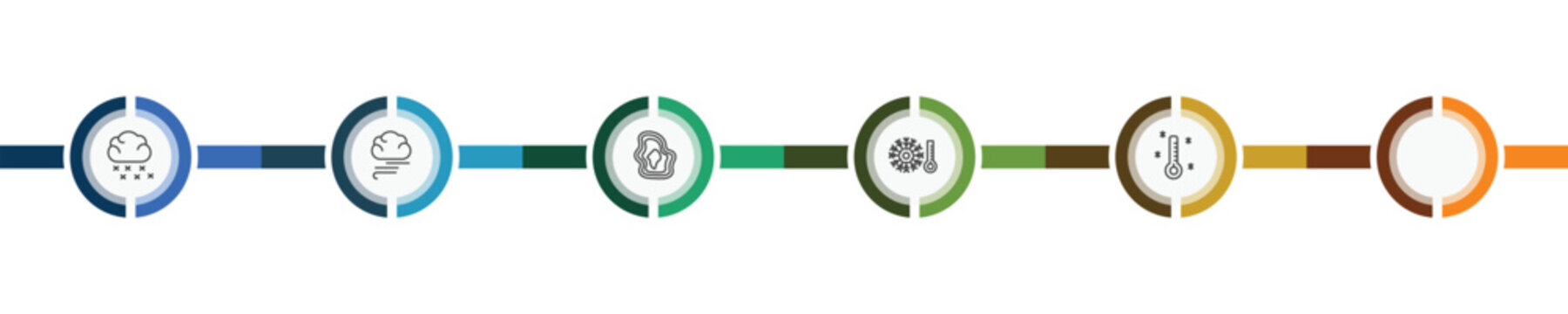 weather icon set with snowing, blanket of fog, 1642650226503100-47.eps,,,,,, freezing signs in flat outline style