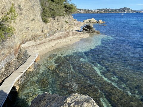 Plage de la mitre Toulon