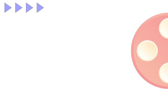 Rounded geometric shape basic rotate moving graphic