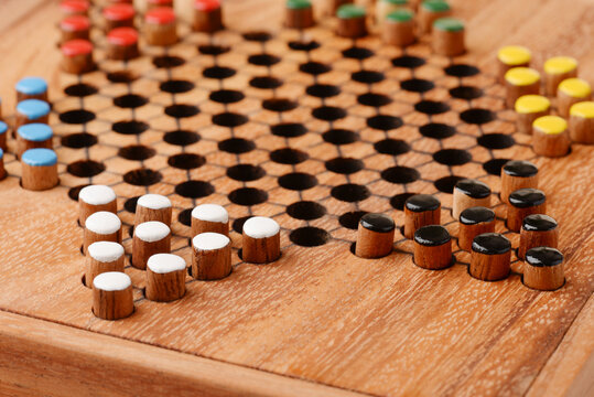 Chinese checkers board game