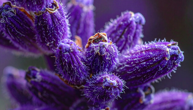 Close up lavender flower detail