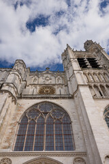 Fototapeta premium Sens Cathedral is a Catholic cathedral located in the city of Sens, in Burgundy-Franche-Comté, in eastern France.