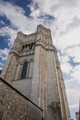 Fototapeta premium Sens Cathedral is a Catholic cathedral located in the city of Sens, in Burgundy-Franche-Comté, in eastern France.