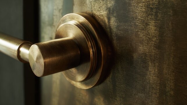 aged brass and patina details in luxury interior, warm moody lighting, elegant vintage modern fusion, tactile metallic texture, cinematic close