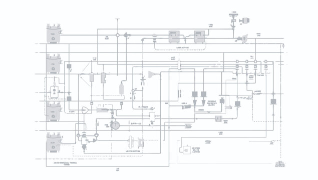 Electronic circuit board design diagram.