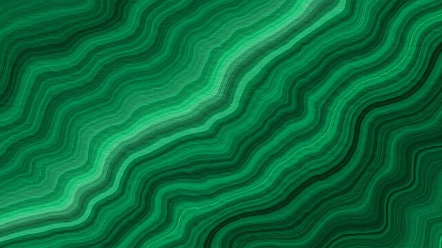 Abstract green malachite stone texture wavy pattern.