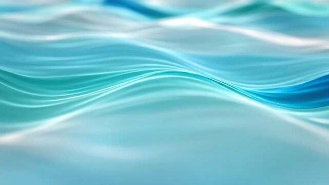 Light blue undulating water waves abstract background.