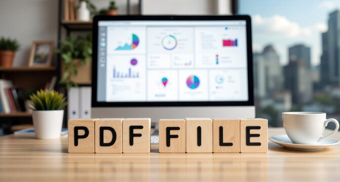 PDF file workflow for secure business record exchange, compliance document storage and paperless report delivery across finance, legal, tax and administrative operations for remote teams