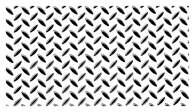 Diamond plate texture seamless pattern of industrial metal floor