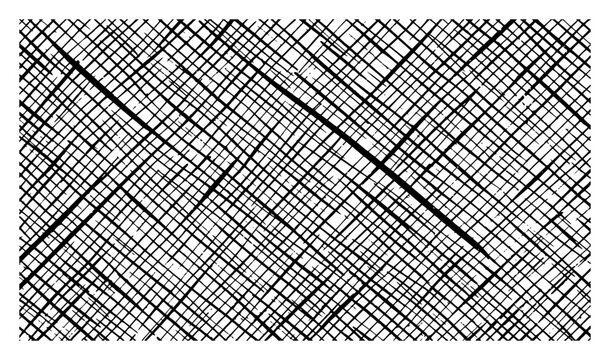 Abstract crosshatch mesh texture with overlapping lines in grunge style