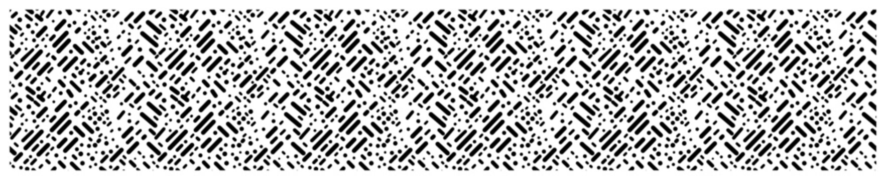Short dashed diagonal lines and hatch texture seamless pattern in minimalist style