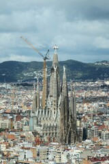 Naklejka premium Beautiful Sagrada Família - Cathedral – Barcelona