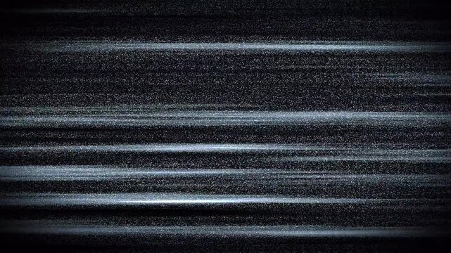 Switch On Off TV Noise with Retro Analog Static Interference and Glitch Background 4k video animation seamless loop