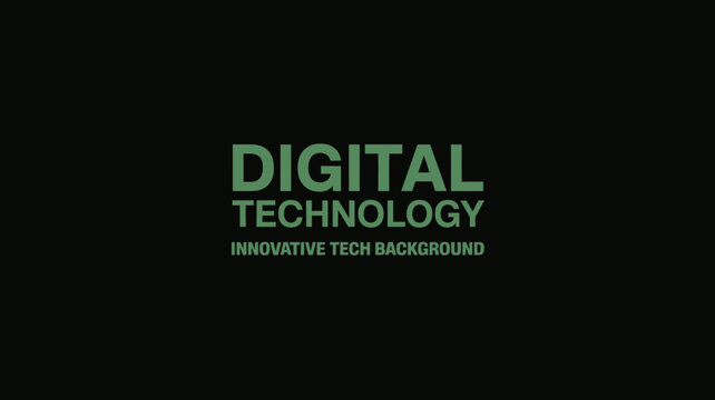 digital technology text on binary code background green font scenic data information computing innovative tech modern futuristic digitalization cyber network software