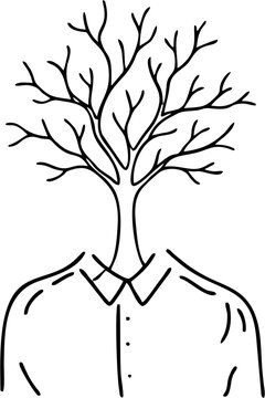 Nine symbolic line drawings illustrating diverse states of human consciousness.