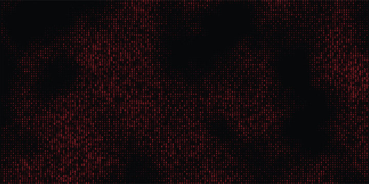 Textured Red Numeric Overlay on Black Modern Illustration modern illustration