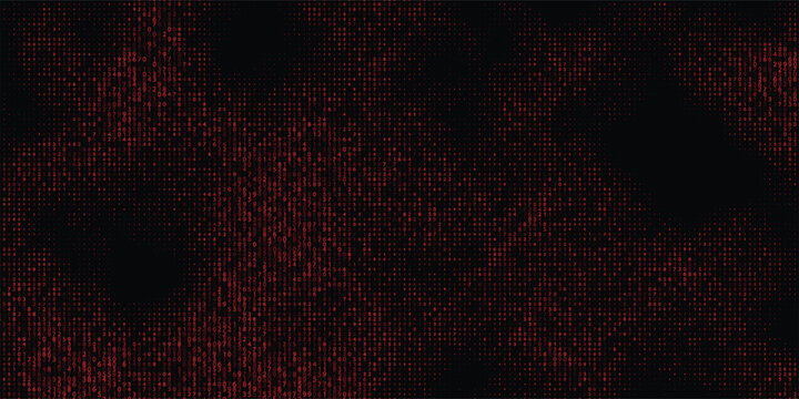 Dynamic Red Information Network Formed by Digits dynamic composition