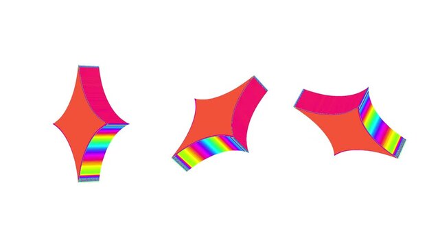 vector illustration of a colorful striped background