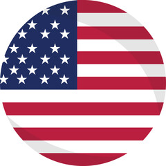 Fototapeta premium American Independence Day Red and Blue Stars Illustration, 4th of July Patriotic Stars and Confetti Illustration, USA Independence Day Blue and Red Stars Element, Patriotic Red Blue Stars Illustration