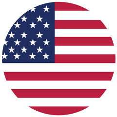 Fototapeta premium American Independence Day Red and Blue Stars Illustration, 4th of July Patriotic Stars and Confetti Illustration, USA Independence Day Blue and Red Stars Element, Patriotic Red Blue Stars Illustration