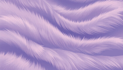 Vibrant purple fur with flowing texture and soft sheen. Eye-catching and bold, perfect for fantasy themes, fashion designs, or striking digital art backgrounds. © Bediha Duru Öksüz