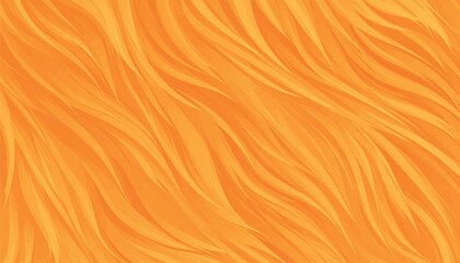 Luxury orange fur vector background. Dynamic flame fluffy texture with soft wavy hair and realistic shading. Warm ginger fleece pattern for autumn chic designs, fashion textiles, and bold backdrops. © Bediha Duru Öksüz
