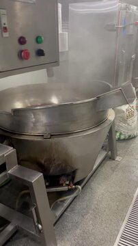Damaged metal component in food processing equipment highlighting the importance of preventive maintenance, equipment inspection, and food safety management systems.