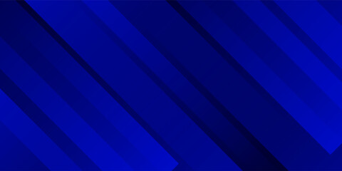 Obraz premium Abstract blue background with stripes and space for text. Vector illustration