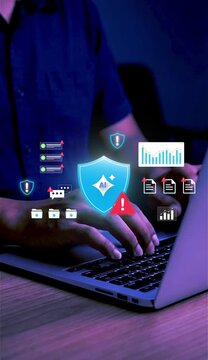 AI compliance and risk management interface with enterprise professional monitoring artificial intelligence security governance analytics and cybersecurity protection systems&nbsp;