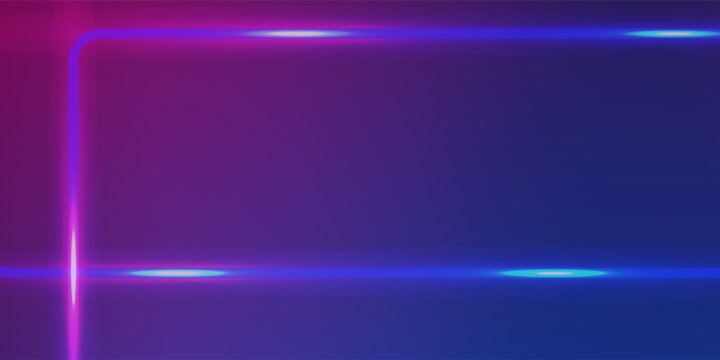 Abstract minimalisist dark background modern with blue and pink neon glow, dynamic gradient creative transprancy elegant