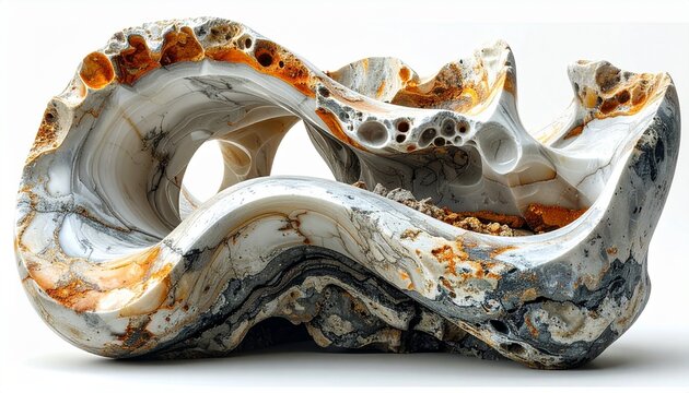 Vibrant Agate Geode Mineral Specimen.