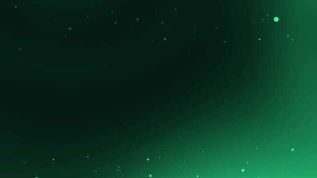 st patrick's day background featuring Bright green glowing light particles in dark space. Mysterious abstract background perfect for futuristic designs, greeting, scifi concepts, or technology themes.