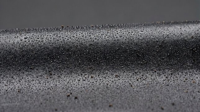 Gray surface with numerous small dots and a darker area on top view