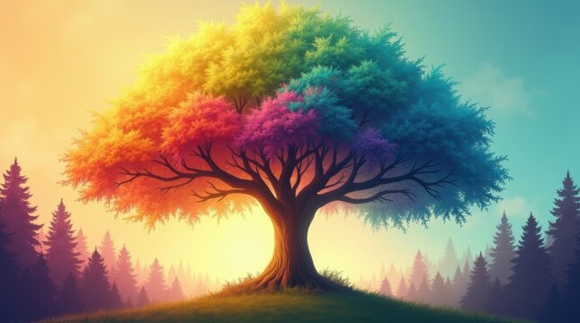 Rainbow Eucalyptus